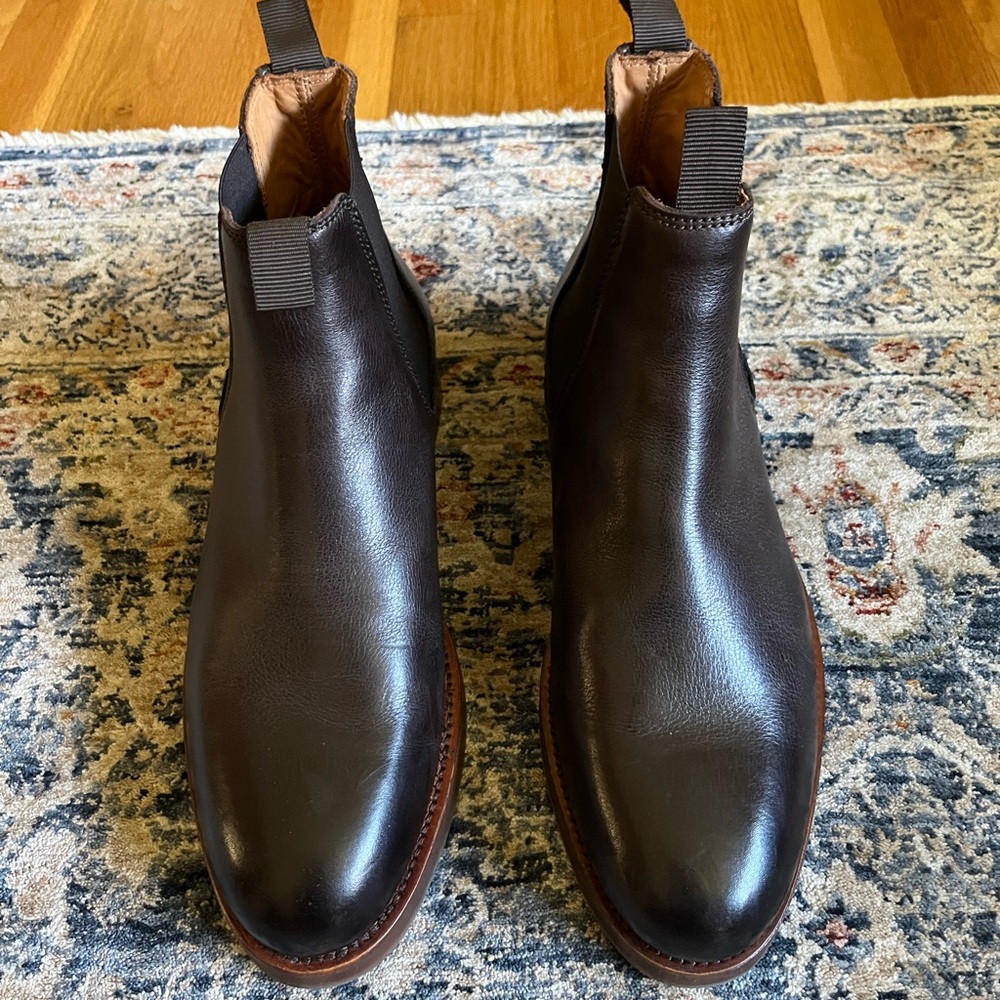 Belstaff Longton Leather Chelsea Boot (Brown)